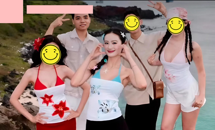 Hoa hậu Ý Nhi và Anh Kiệt trong chuyến du lịch với bạn bè được chia sẻ. (Ảnh: MXH)