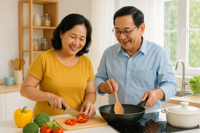 Thói quen nấu ăn vào mỗi buổi sáng có thể tiềm ẩn nguy cơ ung thư. (Ảnh minh họa)