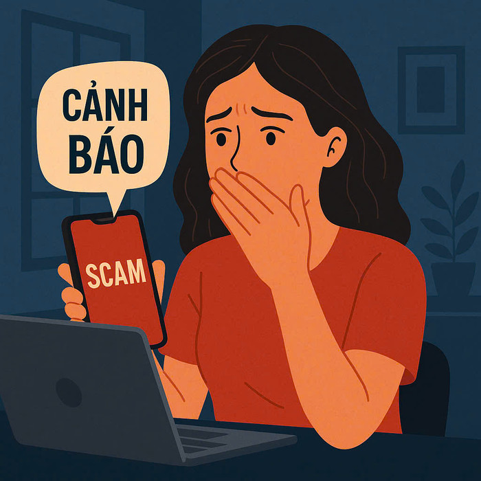 Liên tục chuyển tiền đến gần 1 tỷ đồng, người phụ nữ mới biết mình bị lừa đảo. Ảnh minh hoạ