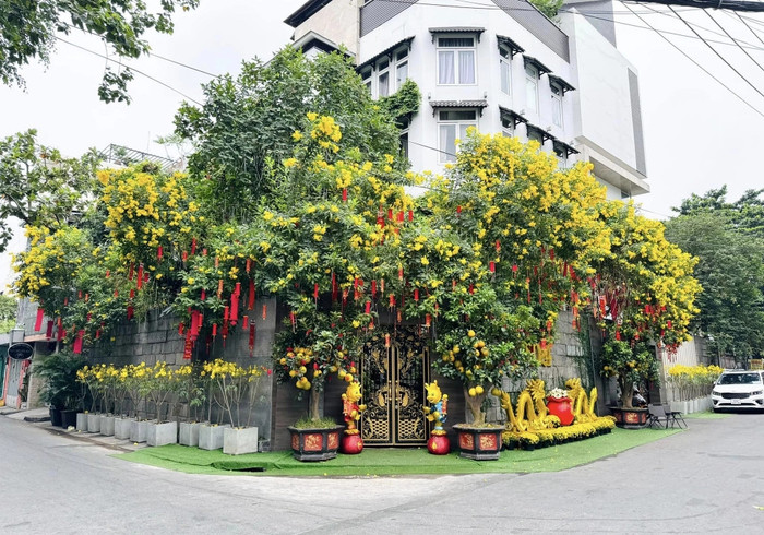 Cơ ngơi hoành tráng của Đàm Vĩnh Hưng có màu trắng, nằm ở trung tâm TP.HCM. (Ảnh sưu tầm)