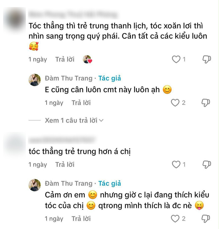Vợ Cường Đô La lên tiếng khi thay đổi kiểu tóc lại nhận về nhiều ý kiến trái chiều. (Ảnh chụp màn hình)