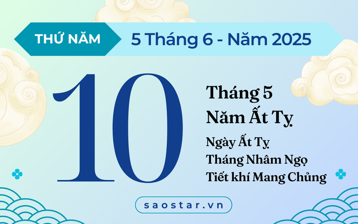 Lịch âm hôm nay 5/6: Ngày đại hung với các việc liên quan đến đất đai Ảnh 1