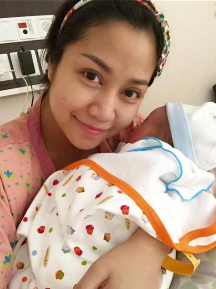 Lần gần đây nhất Ốc Thanh Vân sinh con là từ năm 2015. Ảnh: Sưu tầm