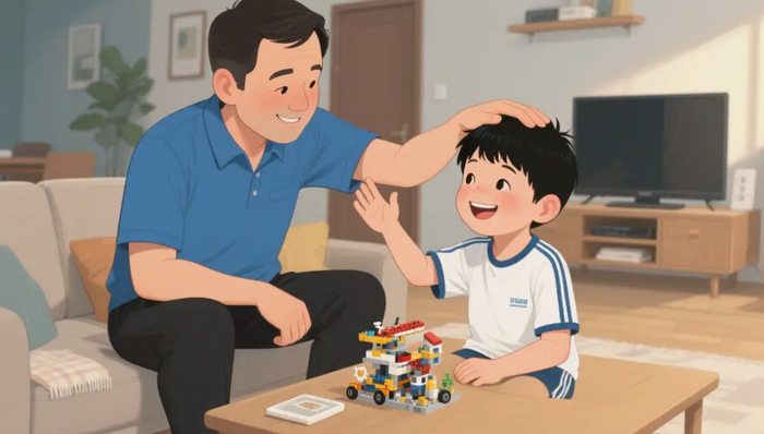 Hãy gieo vào lòng con trai mình hạt giống của sự công nhận. Đến một ngày nào đó, nó sẽ nảy mầm thành cả cánh rừng bản lĩnh.