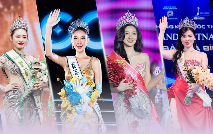 Nhiều hoa hậu đăng quang trong tháng 6/2025. (Ảnh: FB cuộc thi)