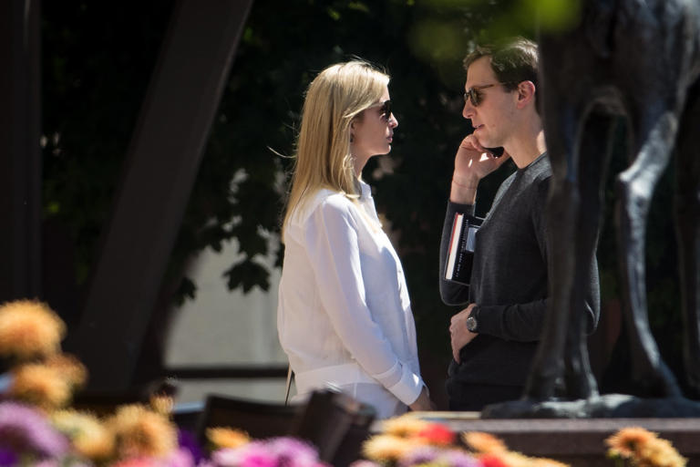 Ivanka và chồng tại hội nghị Sun Valley 2017. (Ảnh: Daily Beast)