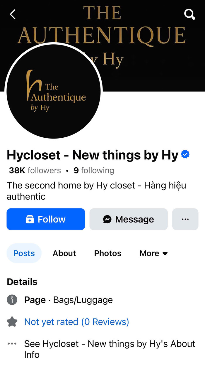 Nguyễn Thị Thu Hường là người đứng sau fanpage “Hycloset – New things by Hy”. 