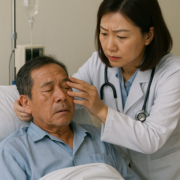 Ngộ độc rượu có thể gây ra biến chứng mù mắt. Ảnh minh hoạ