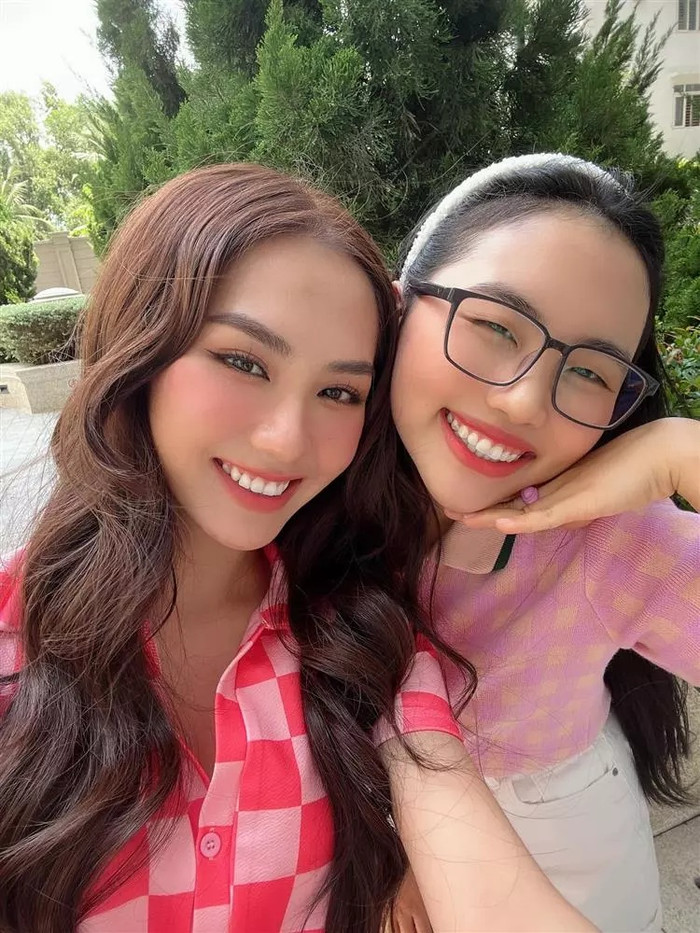 Hoa hậu Mai Phương và Phương Mỹ Chi có mối quan hệ thân thiết. (Ảnh FBNV)
