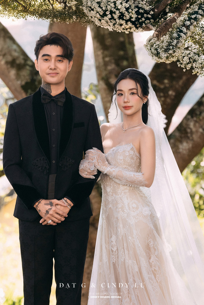 Ảnh cưới của Đạt G và Cindy Lư. (Ảnh FBNV)