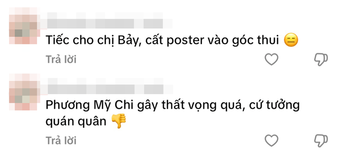 Một số khán giả bất ngờ quay lưng với Phương Mỹ Chi sau khi kết quả chung cuộc tại Sing! Asia bị rò rỉ. (Ảnh chụp màn hình)