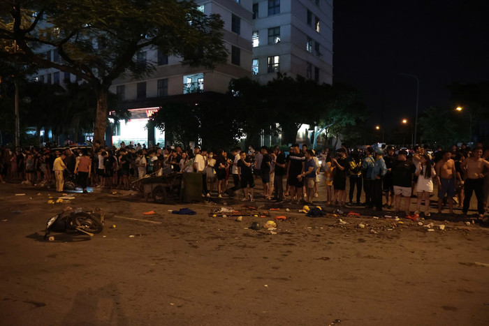 Công an Hà Nội thông tin vụ ô tô tông liên hoàn làm 1 người tử vong Ảnh 3