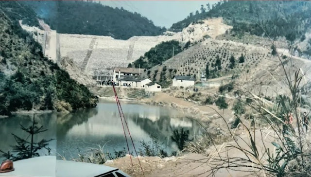 Sự việc xảy ra tại hồ chứa nước.