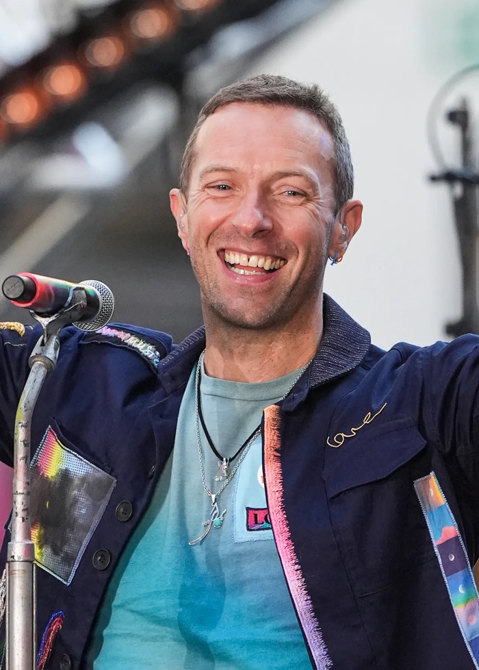 Chris Martin, thủ lĩnh Coldplay. (Ảnh: The Sun)
