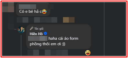 Hiền Hồ đáp trả nghi vấn mang thai (Ảnh chụp màn hình). 