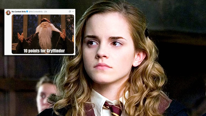 Emma Watson Đóng vai Hermione Granger khi 10 tuổi.  (Ảnh: Newsweek)