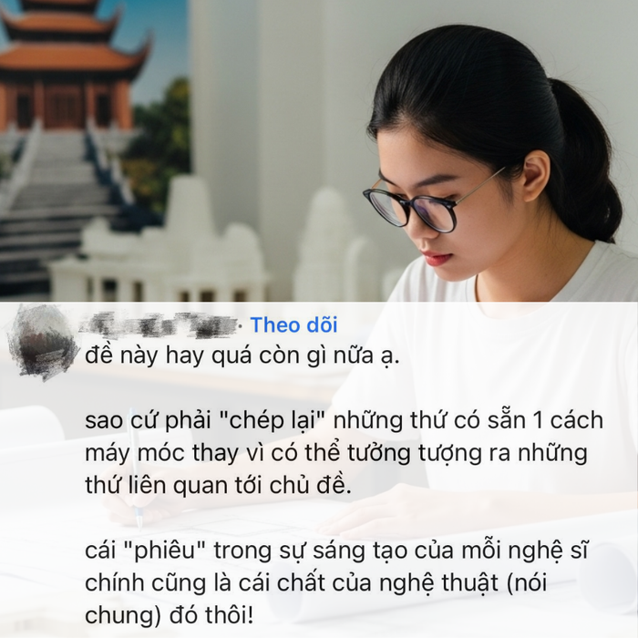 Một ý kiến thích thú với đề thi của Trường Đại học Kiến trúc Hà Nội.