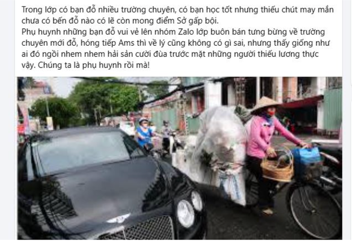 Bài viết làm dấy lên nhiều luồng tranh cãi trên MXH