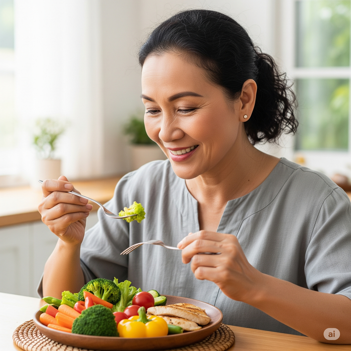 Người bị viêm cơ tim nên duy trì chế độ ăn giảm muối, bởi muối (natri) có thể khiến cơ thể giữ nước, làm tăng gánh nặng lên tim. Ảnh minh hoạ