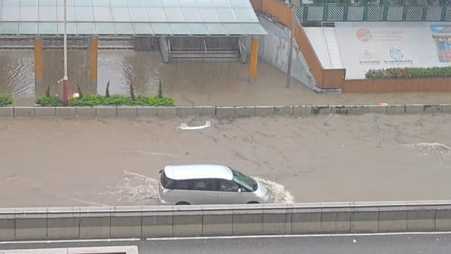 Bão Wipha càn quét một thành phố: 711 cây đổ, 5 giàn giáo sập và 7 điểm ngập lụt Ảnh 3