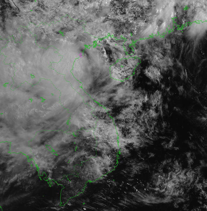 Đường đi của bão số 3 lúc 10h ngày 22/7.