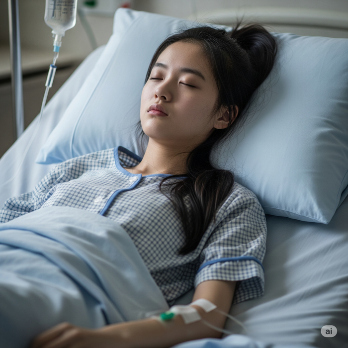 Mei suýt chết vì ăn kiêng độc hại. Ảnh minh hoạ