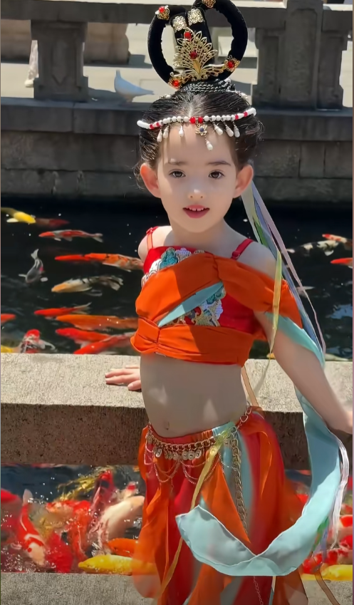 Bé gái 4 tuổi được mệnh danh là 'em bé đẹp nhất mạng Internet', nhan sắc gây bão sánh ngang với 'ngọc nữ' Emma Waston Ảnh 7