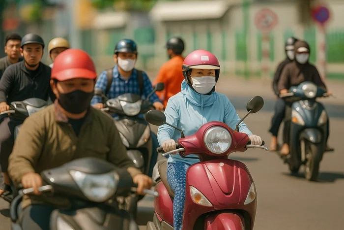 Dự báo thời tiết ngày mai (25/7) tại TP.HCM, buổi sáng trời nhiều mây nhưng vẫn có nắng nhẹ, nhiệt độ dao động từ khoảng 27 đến 30 độ C. (Ảnh minh họa)