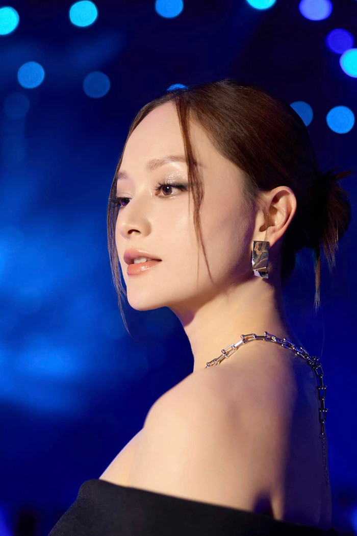 Diễn viên Lan Phương cho biết hiện 2 con đang sống cùng cô tại Hà Nội. (Ảnh FBNV)