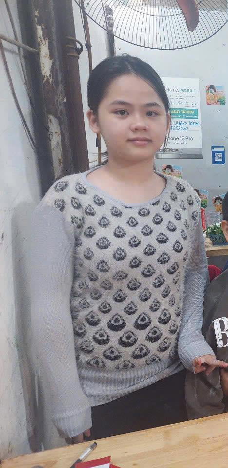 Nữ sinh Nguyễn Kiều Trang mất tích từ tối 23/7. Ảnh: Công an TP Hà Nội