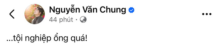 Nhạc sĩ cũng 'cạn lời' trong tình huống này. (Ảnh chụp màn hình FBNV)
