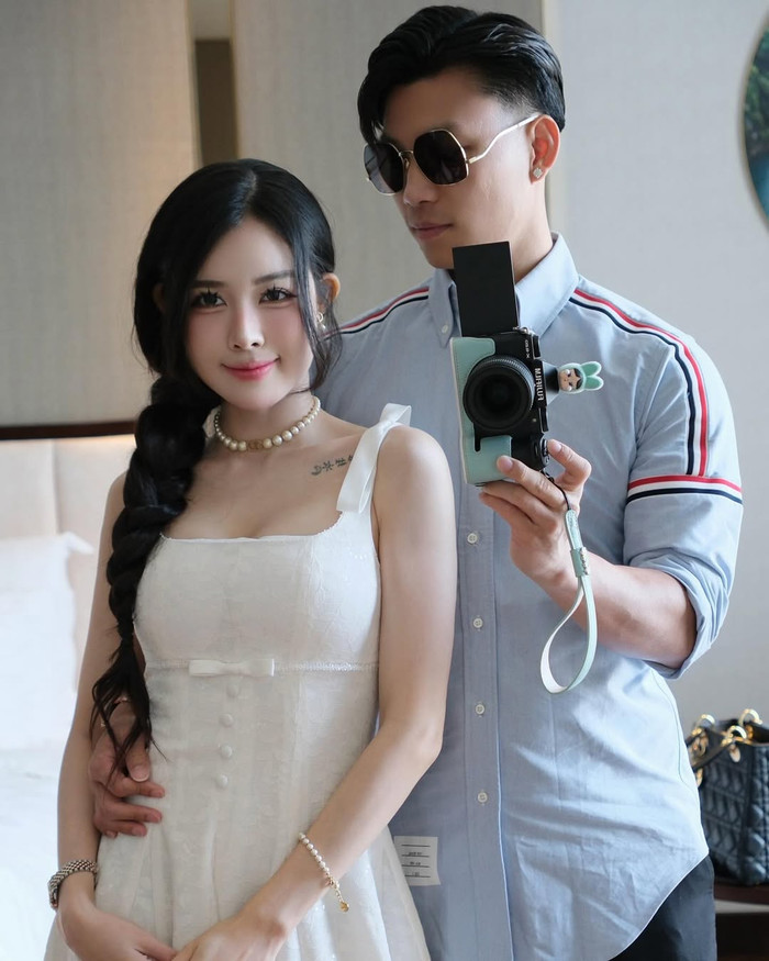 Vũ Văn Thanh gọi bạn gái là “vợ yêu”, công khai tình cảm ngọt ngào trên mạng xã hội. Ảnh: FBNV