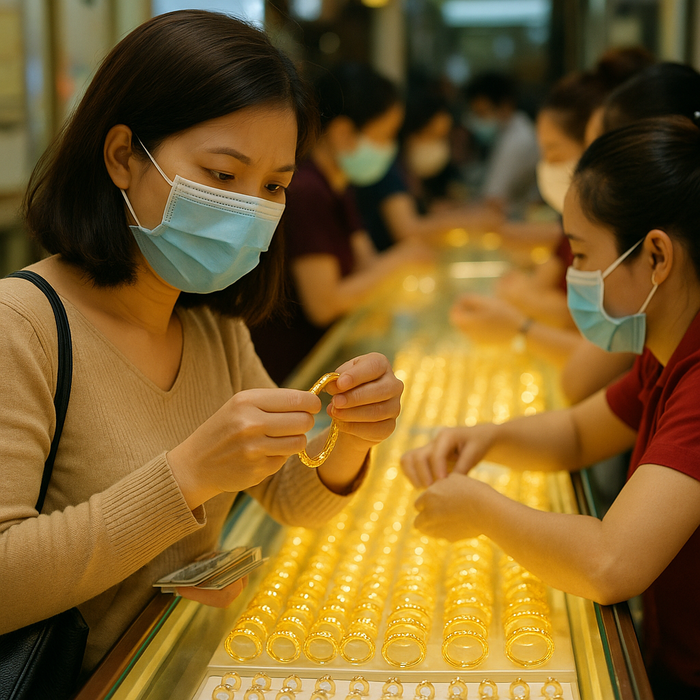 Giá vàng hôm nay (19/7): Vượt mốc 121 triệu đồng/lượng, chênh lệch mua bán rút ngắn Ảnh 2