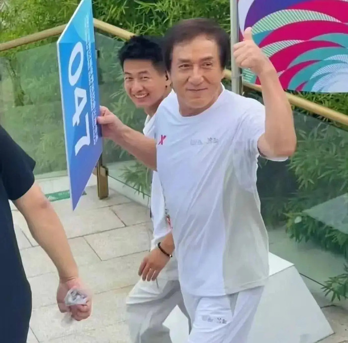 Hình ảnh Thành Long trong sự kiện mới đây. (Ảnh: Sohu)