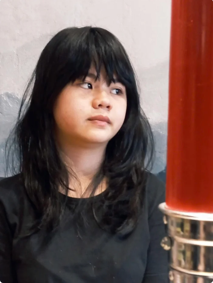 Trang kể về hành trình xuyên Việt của mình với những lời nói ngây thơ