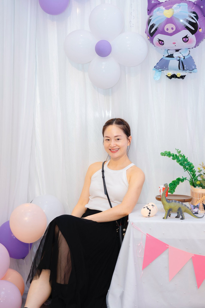 Lan Phương cố gắng thể hiện hình ảnh tích cực trong thời gian vật lộn với cuộc hôn nhân. Ảnh: FBNV