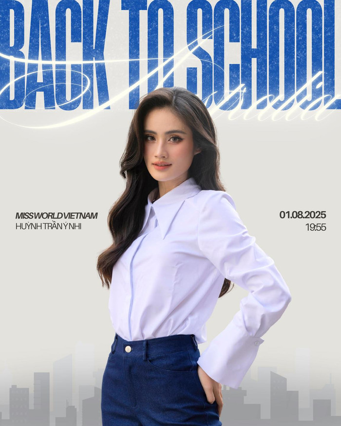 Hoa hậu Huỳnh Trần Ý Nhi chính thức đăng tải thông tin sẽ trở lại Úc để tiếp tục việc học từ ngày 1/8/2025. (Ảnh: FBNV)