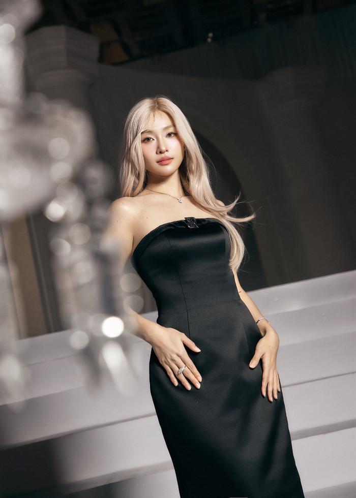 Khả Ngân trong một lần đi dự sự kiện của giới showbiz. Ảnh: FBNV