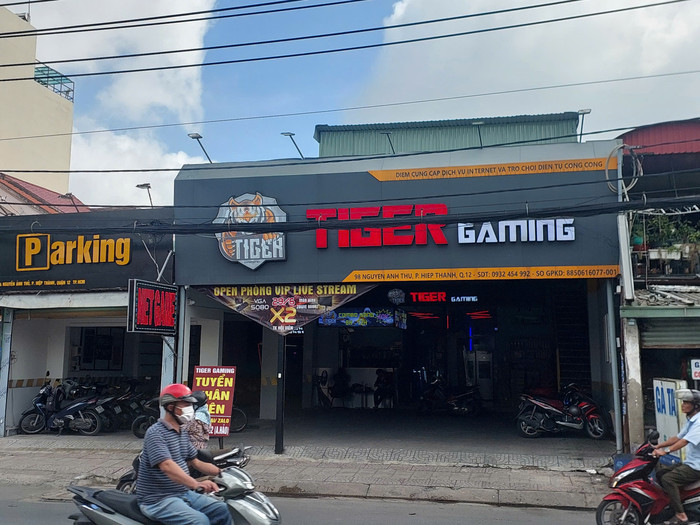 Tiệm game nơi xảy ra vụ việc. Ảnh: báo Công an TP.HCM