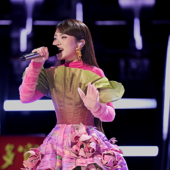 Phương Mỹ Chi đang gây tiếng vang ở sân chơi Sing! Asia 2025. (Ảnh: FBNV)