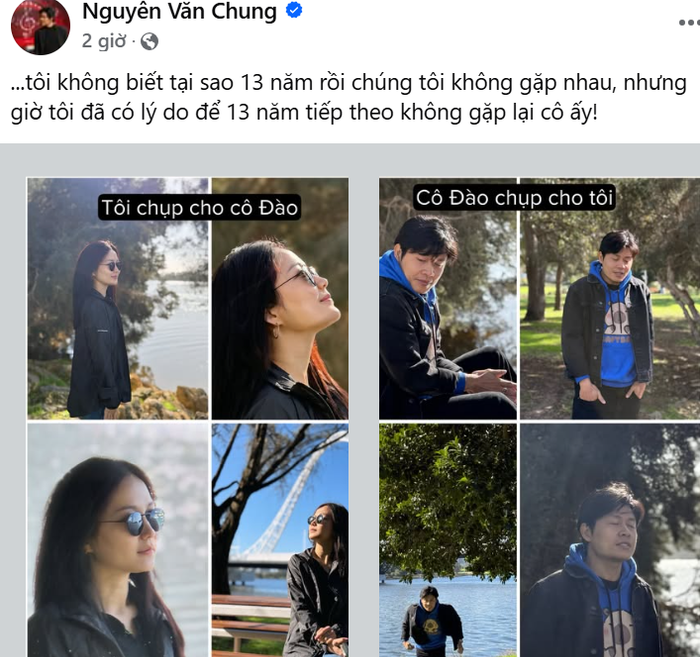 Chia sẻ hài hước của nhạc sĩ Nguyễn Văn Chung trên trang cá nhân. Ảnh: Ảnh chụp màn hình từ FBNV