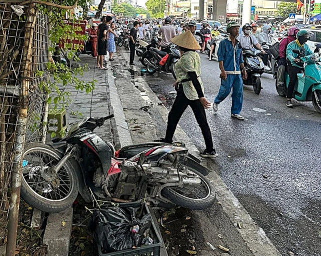 Hiện trường vụ tai nạn. Ảnh: Sức khoẻ & Đời sống