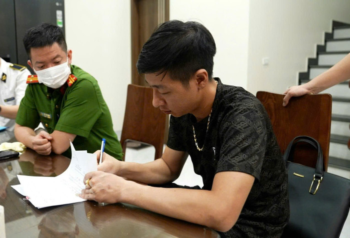 Đối tượng Lê Văn Tươi. Ảnh: Công an TP Hà Nội