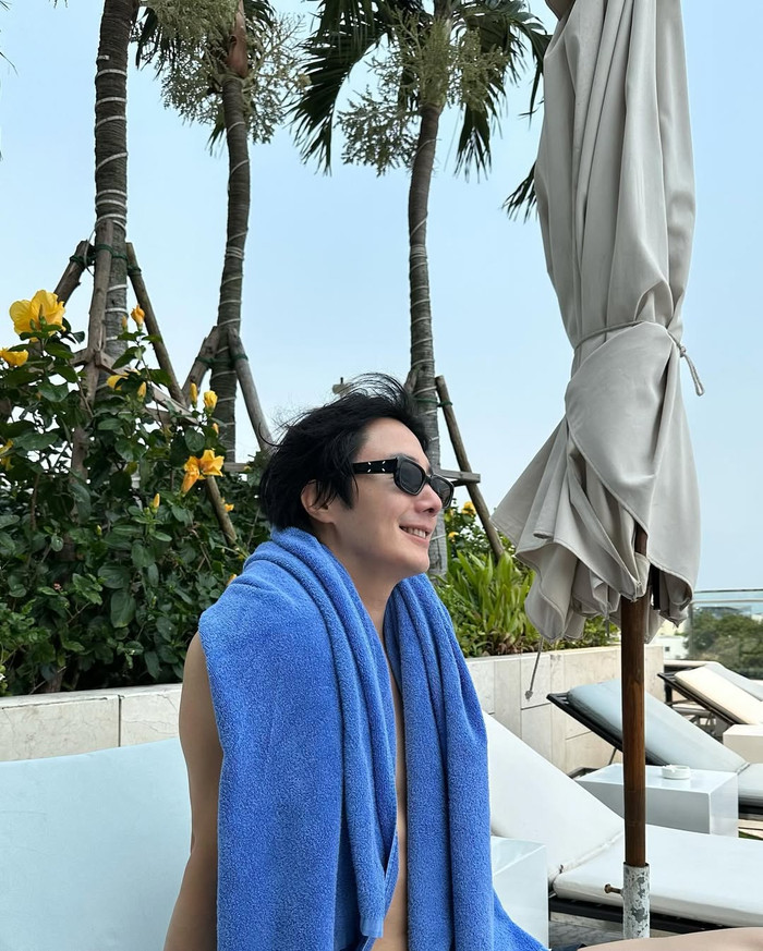 Diễn viên Jung Il Woo thường xuyên đi du lịch, anh đã từng đến Việt Nam nhiều lần và thể hiện sự thích thú khi trải nghiệm nhiều địa điểm, món ăn ngon tại dải đất hình chữ S. Ảnh: IGNV