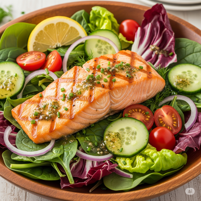 Cá hồi là thực phẩm tốt cho tim mạch. Ảnh minh họa