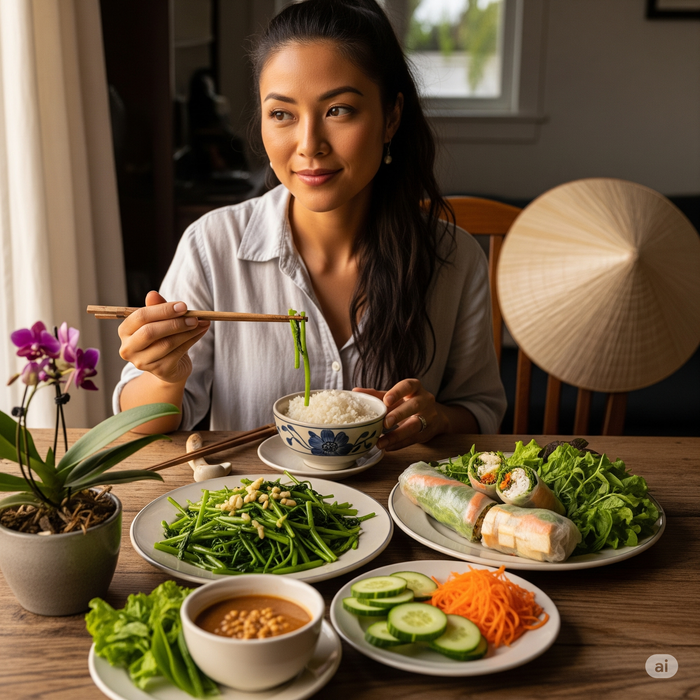 Việc ăn chay nên tham khảo ý kiến bác sĩ khi đang điều trị bệnh. Ảnh minh hoạ