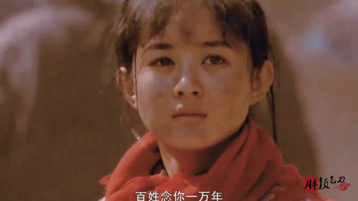 Nhan sắc mong manh, ngây thơ của Triệu Lệ Dĩnh trong bộ phim Mười dũng sĩ núi Mã Thạch (Ảnh: Weibo). 