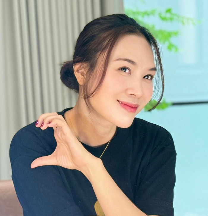 Hình ảnh đáng yêu đi kèm bài viết của ca sĩ Mỹ Tâm. Ảnh: FBNV