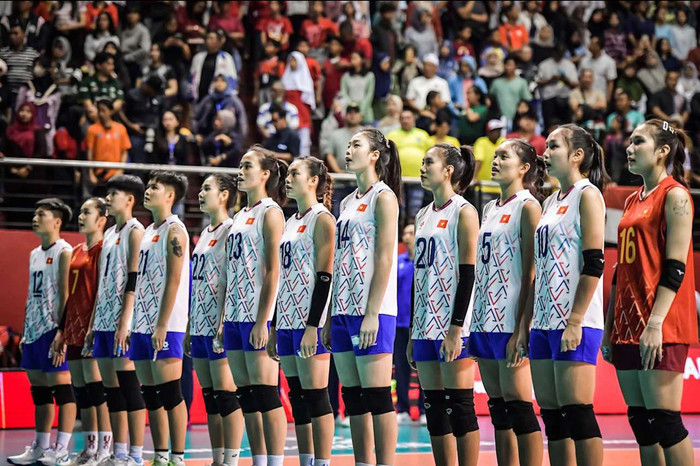 U21 bóng chuyền nữ Việt Nam bị xử thua, rơi xuống bét bảng. Ảnh: VOLLEYBALL WORLD