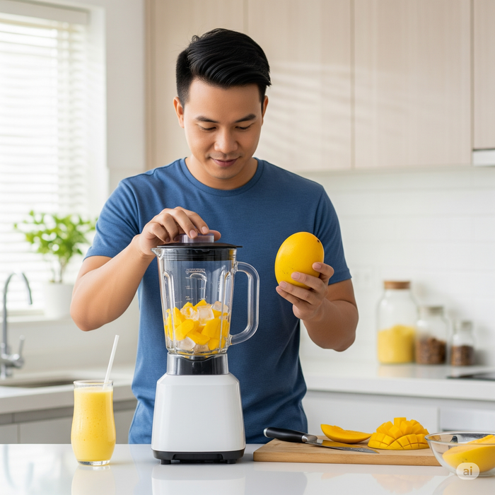 Quả xoài có thể chế biến thành nhiều món ăn hấp dẫn. Ảnh minh hoạ